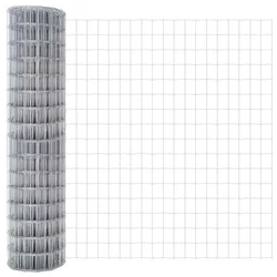 Vidaxl Evropska ograja 1 x 25 m PVC prevlečen železo