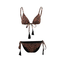 Trendyol Bikini rjava/pueblo/črna