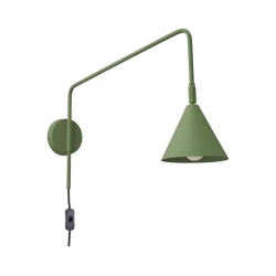 Sollux SL.1700 - Zidna lampa NOX 1xE14/10W/230V zelena