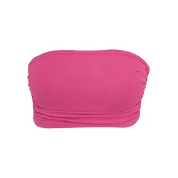 Womens Fuchsia Bandeau Top