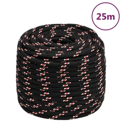 Brodski konop crni 18 mm 25 m od polipropilena