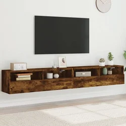 Zidni TV ormarići 2 kom boja hrasta 100 x 30 x 30 cm drveni