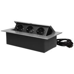 Orno Produžni kabel sa 3 x Schuko utičnice, ugradbena - OR-GM-9037(GS)/G