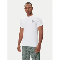 Lacoste Majica TH7712 Bela Regular Fit
