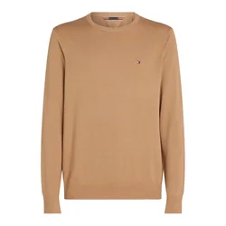 TOMMY HILFIGER Pulover Essential svetlo rjava