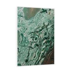 Canvas Slika na platnu Serpentinit Južnoafrička Republika, Sa ramom, 60 x 90 cm, Beli