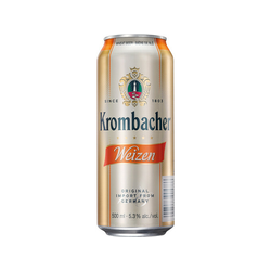 Krombacher Pšenično svetlo pivo 24x0.5l