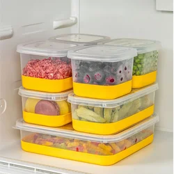 Hermia Set organizera za frižider, 7 komada, Žuti