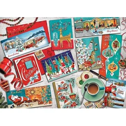 Cobble Hill Puzzle božične čestitke 1000 kosov