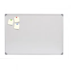 Bela tabla NOKI 100x200cm magnetna, alu ram