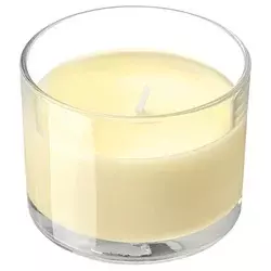 LOTSFAGEL Mirisna sveća u čaši, Cvet citrusa svetložuta, 20 h