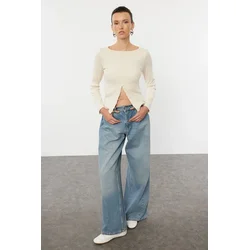 Trendyol Milla ženska bluza TWOAW25BZ00030, kamen-bež