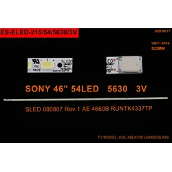 ES-ELED-215 - SONY KDL-46EX700 LED TRAKE