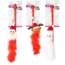 Flamingo Božična igrača za mačke sneženi mož/santa/sob