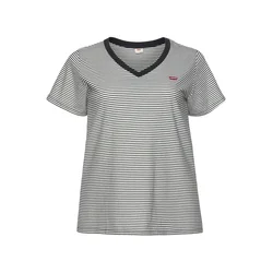 Levis® Plus Majica Perfect V-Neck Tee   črna / bela