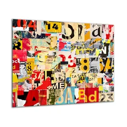 shumee Steklena zaščitna plošča ZA štedilnik 60x52 POP ART