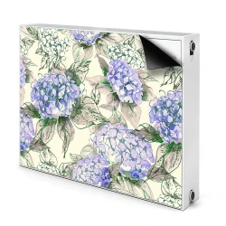 tulup.si Pokrov za radiator PVC Hydrangea 100x60 cm