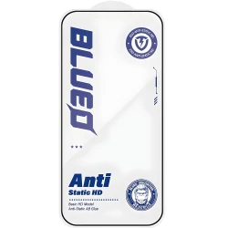 Blueo - Anti-Static kaljeno staklo za Apple iPhone 16 Pro/iPhone 17/iPhone 17 Pro - Crna KP38545