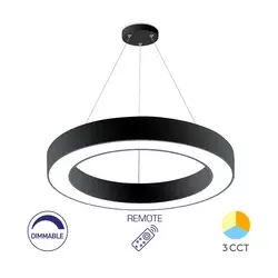 Braytron LED visilica sa daljinskom komandom BRY-BLADE-PD-OKRUGLA-CRNA-45W
