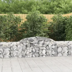 Lučne gabionske košare 11 kom 300x30x60/80 cm pocinčano željezo