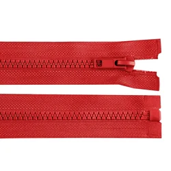 Bone zipper No 5 dolžina 80 cm jakna - rdeča