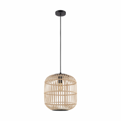 EGLO Viseća lampa BORDESLEY 1xE27 O350 bambus 43216