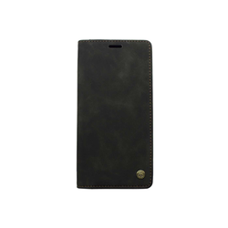 Maska za telefon LEATHER RETRO FLIP za Samsung A42/A426F, Crna