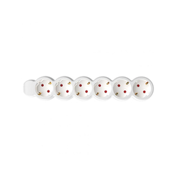 home Produžni kabel, 6 utičnice, 1.5mm2, 5 met, bijeli - NV 6-5/WH/1,5