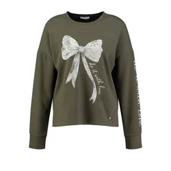 Key Largo Majica  BOW  oliva / off-bela