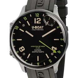 U-Boat 8838/A Capsoil Doppiotempo SS GMT 45mm 10ATM