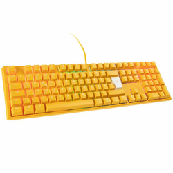 Ducky One 3 Yellow Gaming Tastatur, RGB LED - MX-Silent-Red DKON2108ST-SDEPDYDYYYC1