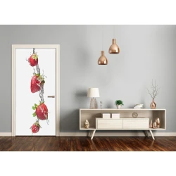 tulup.si Samolepilni tapete na vratih Jagode 85x205 cm