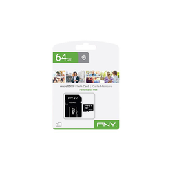 *MicroSDHC 64 GB P-SDU64G10PPL-GE