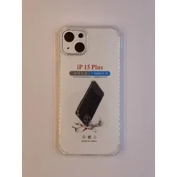 iPhone 15+ transparent maska sa ojačanim ivicama ( 96112 )