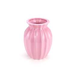DIKER HOME Keramička vaza, 16cm, Roze