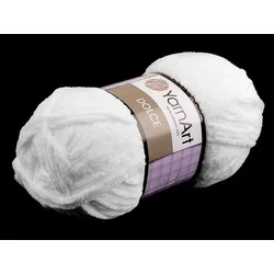 Pletena preja Dolce 100 g - (741) bela