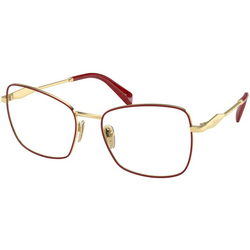 PRADA Okvir za naočare 0PR 53ZV 12F1O1 56, Ženski, Crveni