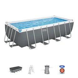 Bestway Bazen sa metalnim konstrukcijama Power Steel, 11.532 l, 488x244x122 cm