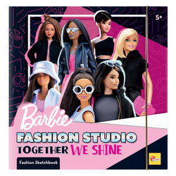 BARBIE  Modni studio, knjiga sa modnim predlošcima, Roza