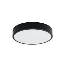 Sollux SL.1244 - LED stropno svetlo ONYX LED/32W/230V prečnik 40 cm crna