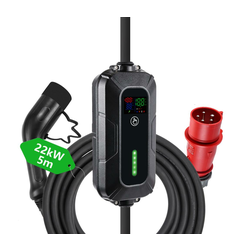 Immax - Stanica za punjenje za električna vozila AC Tip 2 32A/380V 22 kW 5 m + futrola