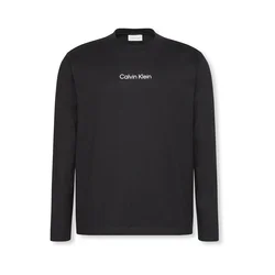 Calvin Klein Majica črna/bela