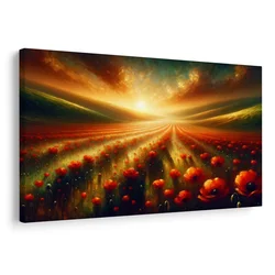 Slika zahod nad maki - 30x20
