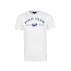 HARVEY MILLER Majica Polo Club temno modra/bela
