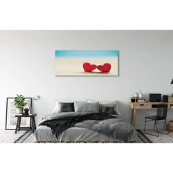 tulup.si Slika na platnu Srce rdečega peska morja 140x70 cm