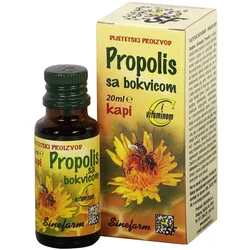 SINEFARM Propolis kapi sa bokvicom i C vitaminom 20 ml