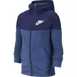 Nike B NSW HOODIE FZ AV, dečji duks za fitnes, plava