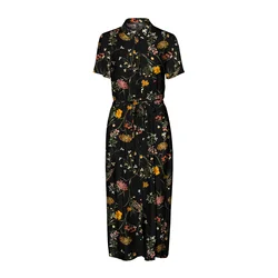 VERO MODA Dolga srajca VMEASY oranžna/roza/črna/bela
