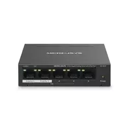 Mercusys MS105GP V3.0, 5-Port PoE Gigabit Desktop Switch with 4-Port PoE+ 65W ( 6398 )