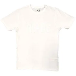 AC/DC Logo Hi-Build White L Majica